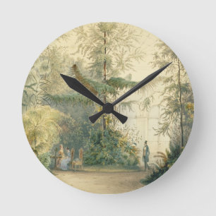 Reloj Redondo Mediano El invernadero del palacio de Hofburg, Viena, 1