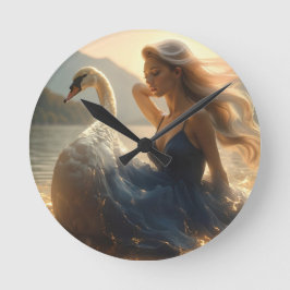 RELOJ REDONDO MEDIANO EL LAGO DE LOS CISNES - BALLET Y DANZA - 