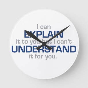 Reloj Redondo Mediano El lema del ingeniero - tipo materia de la ciencia