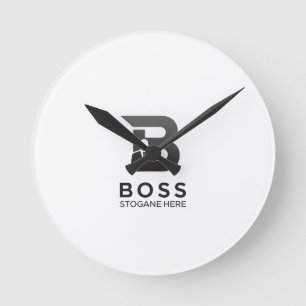 Reloj Redondo Mediano El logotipo del Apex B