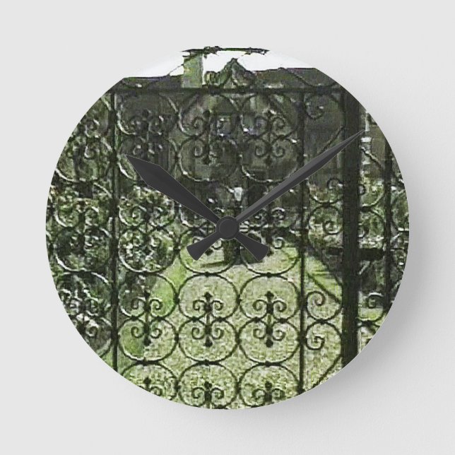 Reloj Redondo Mediano El lugar de nacimiento de Stratford-upon-Avon Shak (Anverso)