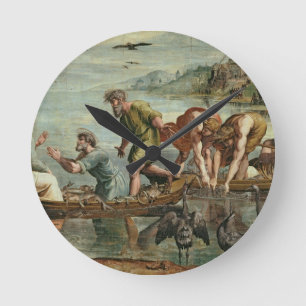 Reloj Redondo Mediano El milagroso borrador de los peces (personalizado 