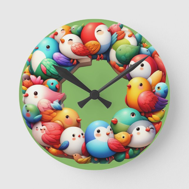 Reloj Redondo Mediano el momento (Anverso)