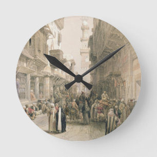 Reloj Redondo Mediano EL Mooristan, El Cairo de la mezquita, de "Egipto