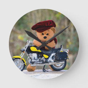 Reloj Redondo Mediano El motorista - Teddy -