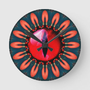 Reloj Redondo Mediano El ojo del dragón