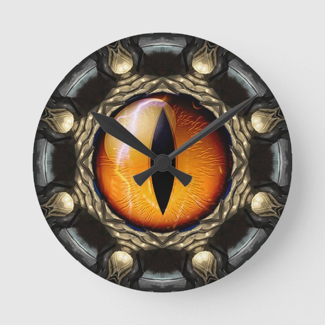 Reloj Redondo Mediano El ojo del dragón (Anverso)