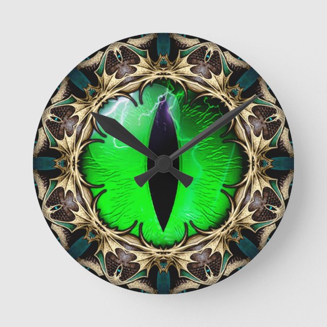 Reloj Redondo Mediano El ojo del dragón (Anverso)