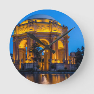 Reloj Redondo Mediano El Palacio de Bellas Artes al amanecer