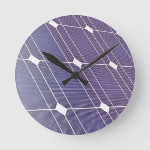 Reloj Redondo Mediano El panel solar