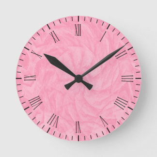Reloj Redondo Mediano El poder del rosa