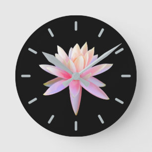 Reloj Redondo Mediano El precioso Lotus Art