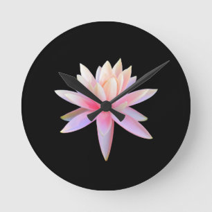 Reloj Redondo Mediano El precioso Lotus Art