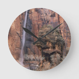 Reloj Redondo Mediano El púlpito y la cascada efímera 2