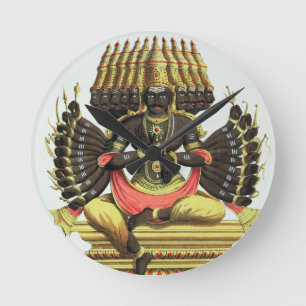 Reloj Redondo Mediano El Ravana gigante (litho del color)