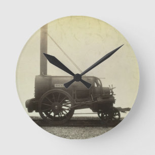 Reloj Redondo Mediano El "Rocket" diseñó por George Stephenson (1781-1