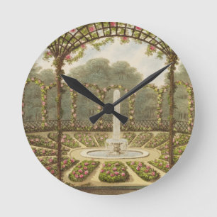 Reloj Redondo Mediano El rosario en Ashridge, pub. por J. Taylor, 1816