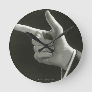 Reloj Redondo Mediano El señalar del hombre