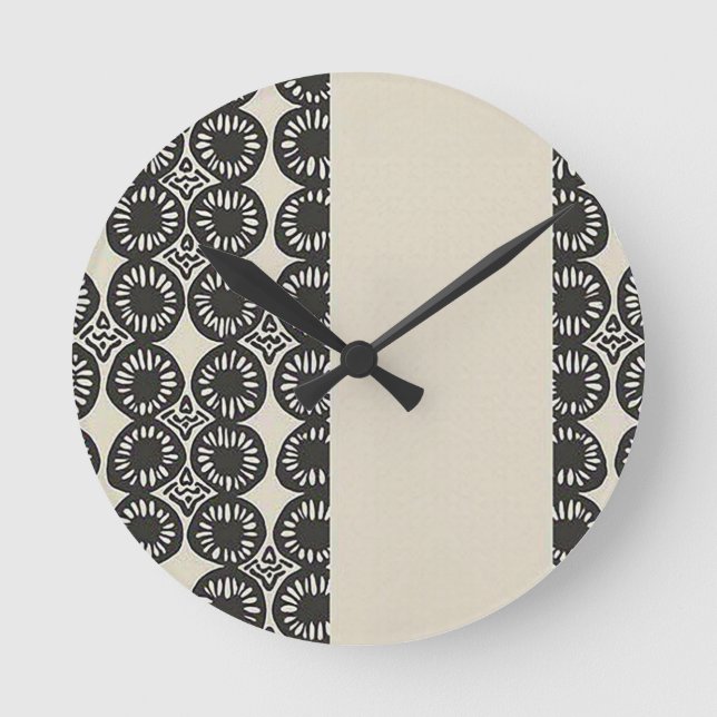 Reloj Redondo Mediano El sofisticado Caribe africano de lujo (Anverso)