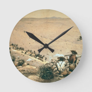 Reloj Redondo Mediano "El soporte", c.1900 (aceite en lona)