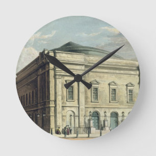 Reloj Redondo Mediano El teatro real, carril de Drury, en Londres,