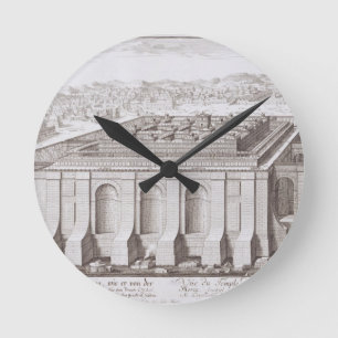 Reloj Redondo Mediano El templo de Solomon, Jerusalén, de 'Entwurf E-I