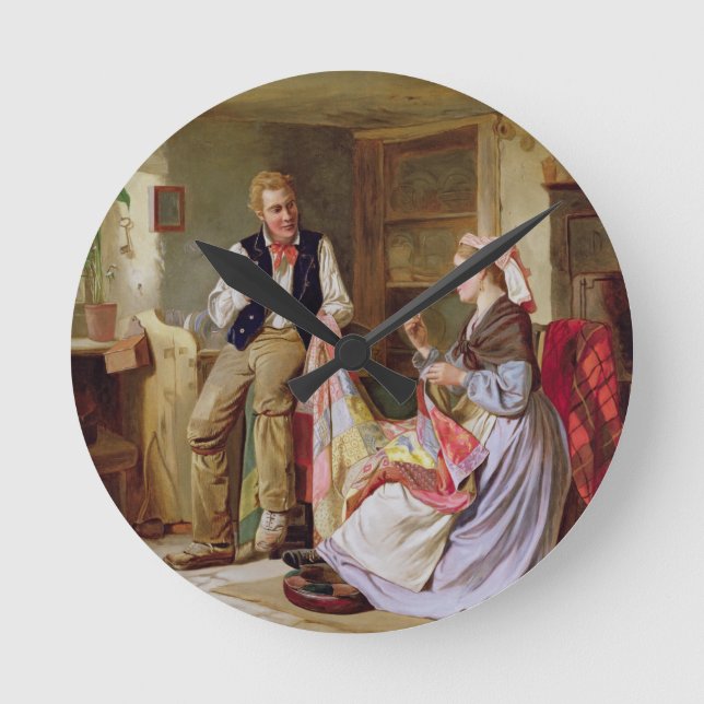 Reloj Redondo Mediano El terraplén (Anverso)