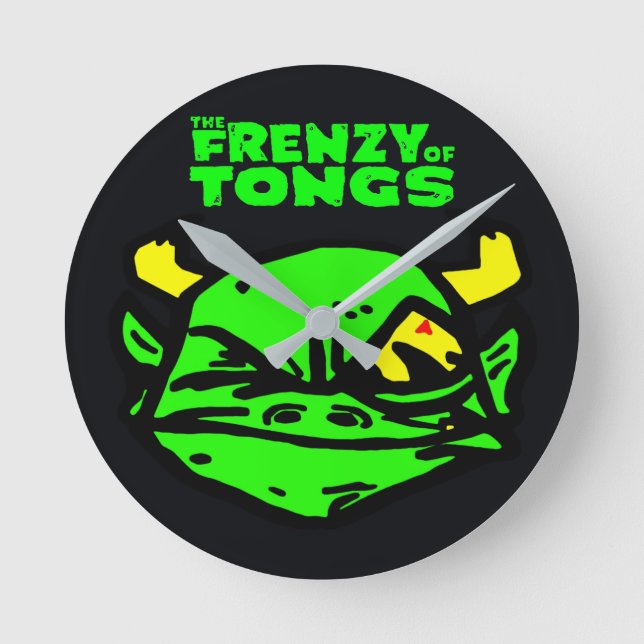 Reloj Redondo Mediano El tiempo no tiene sentido (Anverso)