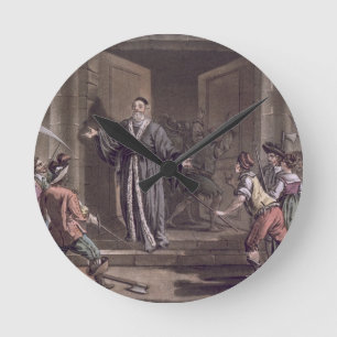 Reloj Redondo Mediano El topo de Mateo (1584-1656) harangued por la