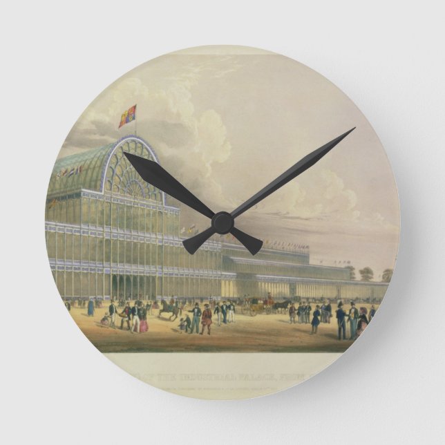 Reloj Redondo Mediano El Transept del Palacio de Cristal, del Príncipe (Anverso)