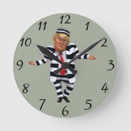 Reloj Redondo Mediano El uso de Trump en prisión