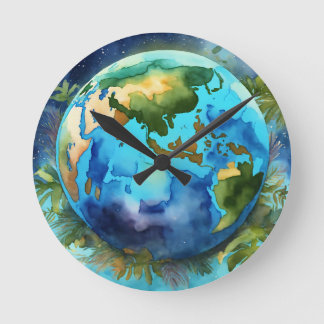 Reloj Redondo Mediano Elegancia eterna: bloques de diseño únicos para ca