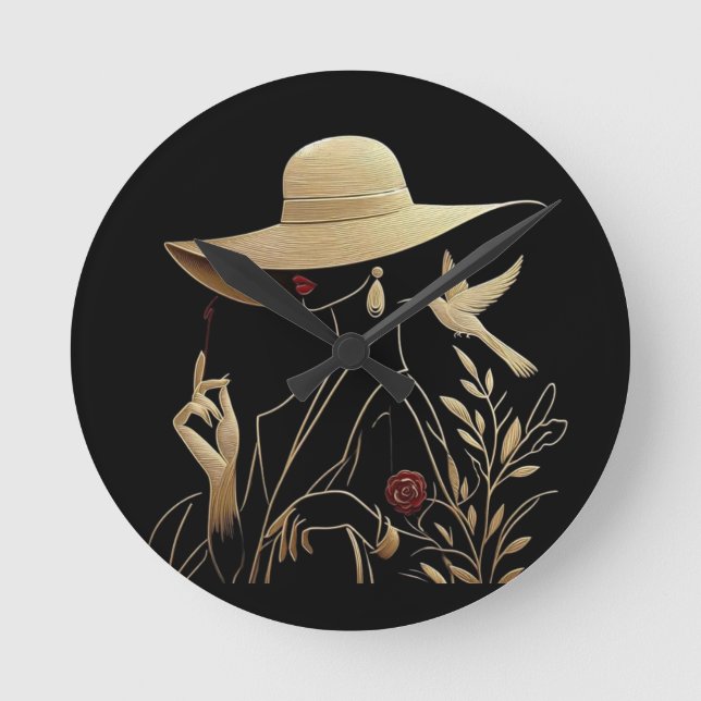 Reloj Redondo Mediano Elegante y Sofisticado (Anverso)