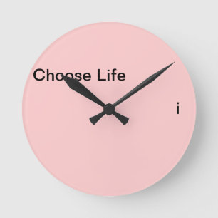 Reloj Redondo Mediano Elegir la vida