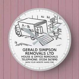 Reloj Redondo Mediano Eliminaciones de casas y oficinas