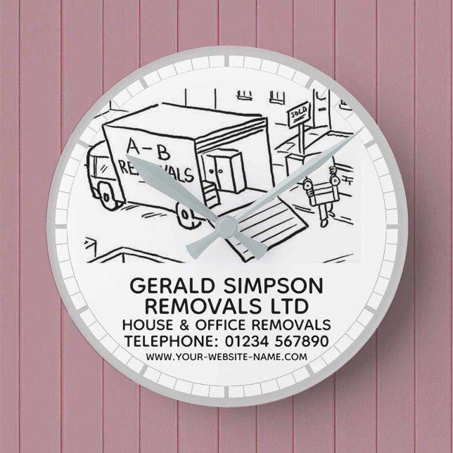 Reloj Redondo Mediano Eliminaciones de casas y oficinas (Subido por el creador)