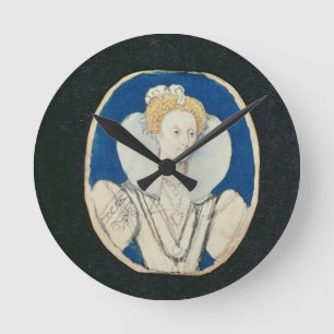 Reloj Redondo Mediano Elizabeth I, retrato miniatura, (inacabado)