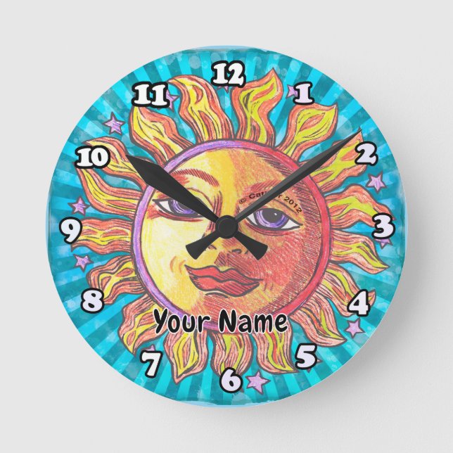 Reloj Redondo Mediano Ella Sol  (Anverso)