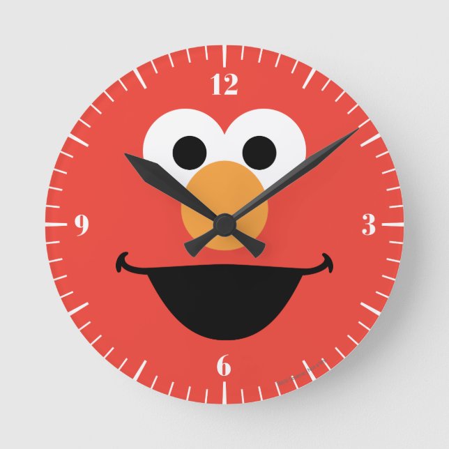 Reloj Redondo Mediano Elmo Face Art (Anverso)
