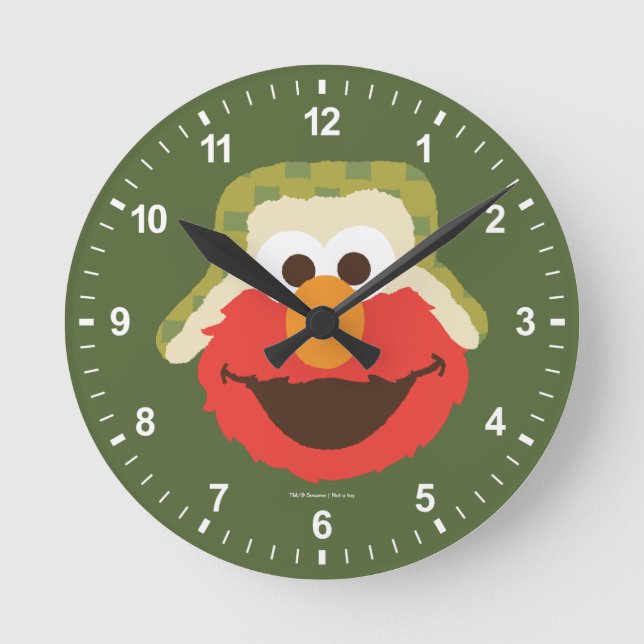 Reloj Redondo Mediano Elmo Woodland Face (Anverso)