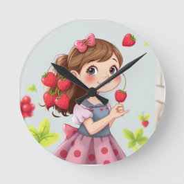 Reloj Redondo Mediano Emely – Die Erdbeerprinzessin