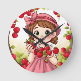 Reloj Redondo Mediano Emely – Die Erdbeerprinzessin