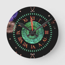 Emerald Midnight Clock