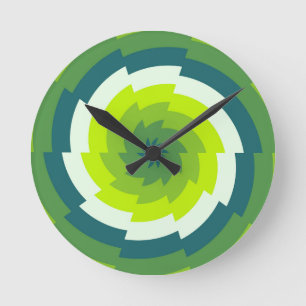 Reloj Redondo Mediano Emerald Whirl