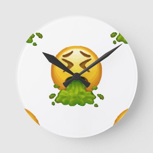 Reloj Redondo Mediano emoji (Anverso)