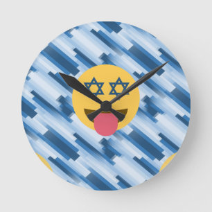 Reloj Redondo Mediano emoji hanukkah chanukkah
