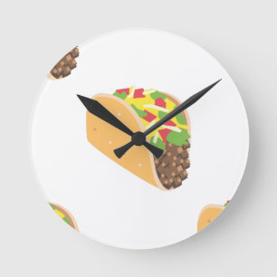 Reloj Redondo Mediano emoji taco