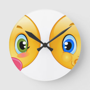 Reloj Redondo Mediano emojis de bebé
