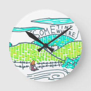 Reloj Redondo Mediano En algún momento / en algún momento