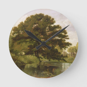 Reloj Redondo Mediano En ISIS, Waterperry, Oxfordshire, 1806 (aceite